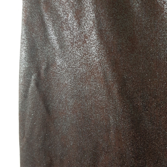 Assets by Spanx Faux Leather Crackle Leggings Hi Rise Wine Black Medium - Picture 5 of 8